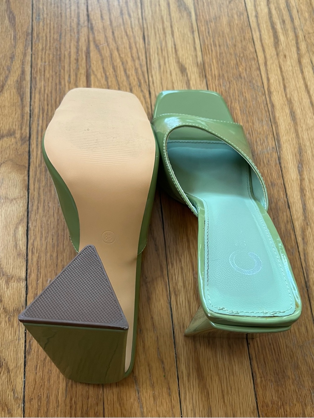Journee Collection Kammali Tru Comfort Foam Open Square Toe Block Heel - Picture 5 of 7